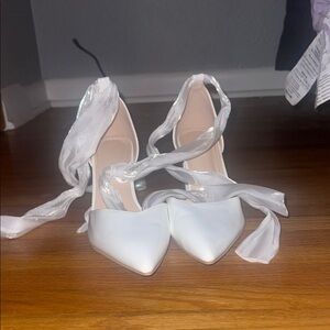 Elegant White Women's Heels